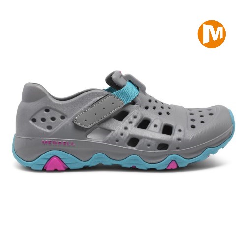 Merrell Hydro Canyon Sandalen Kinder Grau [DE-FRXGM]